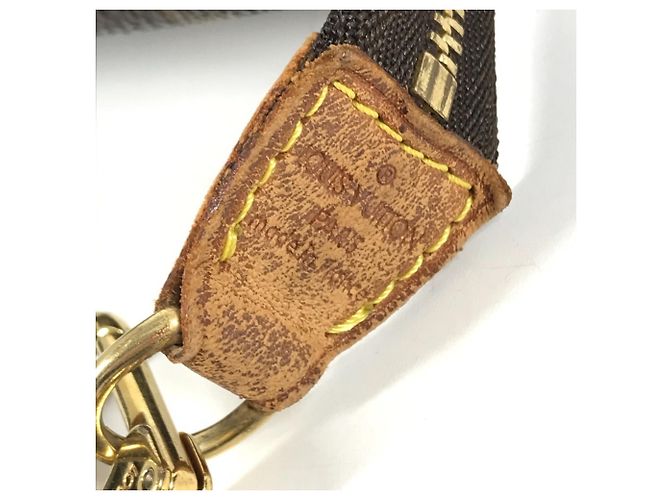 Sac à main Louis Vuitton Monogram Pochette Accessoires Marron - vue 10