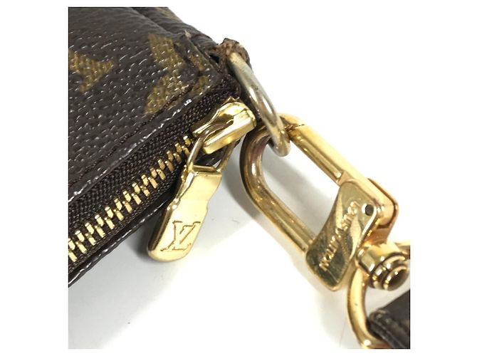 Sac à main Louis Vuitton Monogram Pochette Accessoires Marron - vue 11