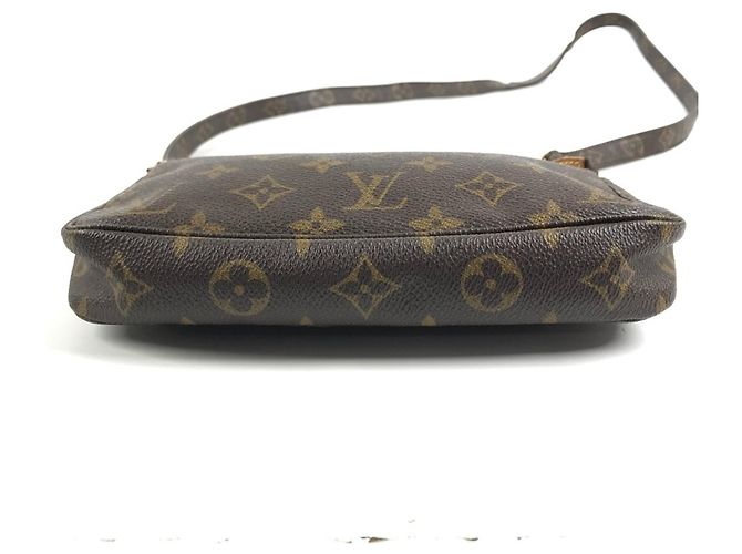 Sac à main Louis Vuitton Monogram Pochette Accessoires Marron - vue 5