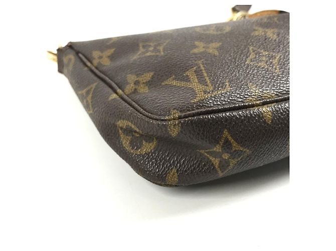 Sac à main Louis Vuitton Monogram Pochette Accessoires Marron - vue 7