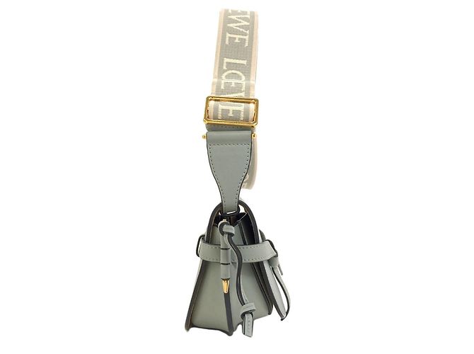 Loewe Gate Bag Mini Schultertasche Hellblau - Ansicht 3