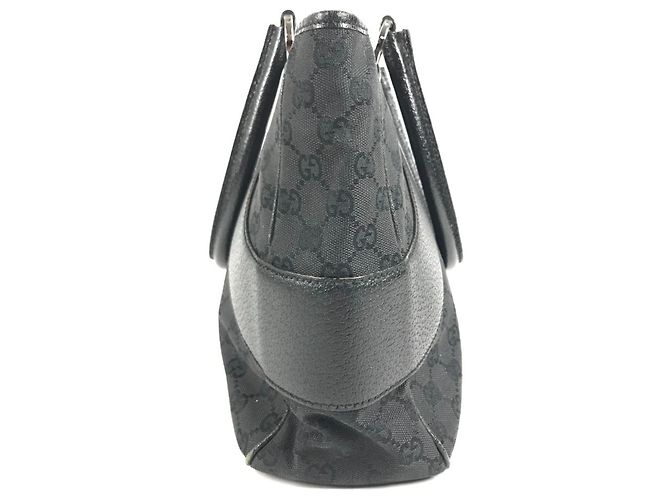 Borsa a spalla Tote Gucci GG Canvas Nero - vista 3