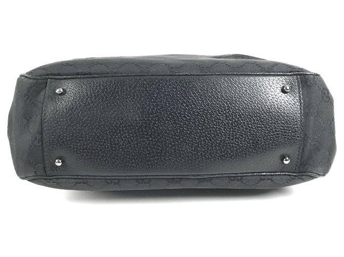 Borsa a spalla Tote Gucci GG Canvas Nero - vista 5