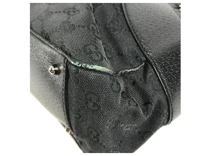 Borsa a spalla Tote Gucci GG Canvas Nero - vista 6