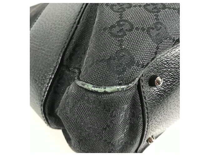 Borsa a spalla Tote Gucci GG Canvas Nero - vista 7