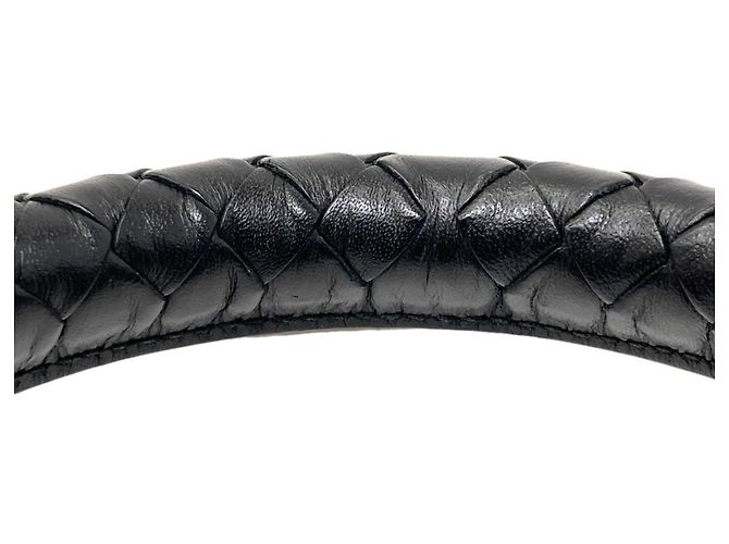 Borsa a mano Bottega Veneta in pelle nera - vista 13