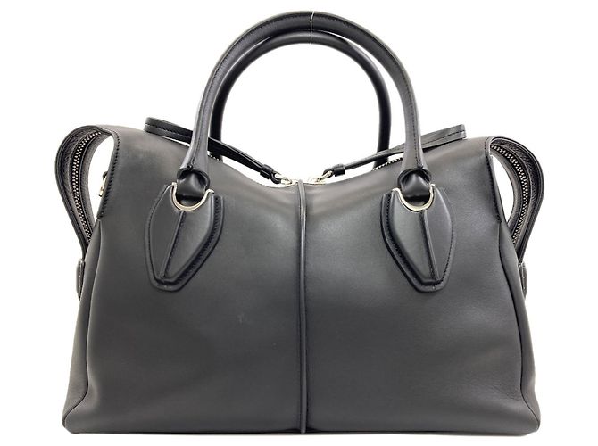 Bolsa de mão em couro 2-Way Tod's D-Styling Preto - vista 2