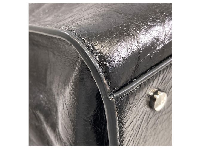 Tod's D 2-Way Tote Bag aus schwarzem Leder - Ansicht 13