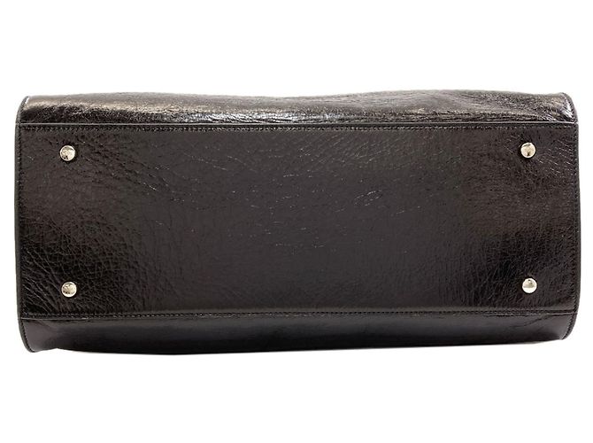 Tod's D 2-Way Tote Bag aus schwarzem Leder - Ansicht 4