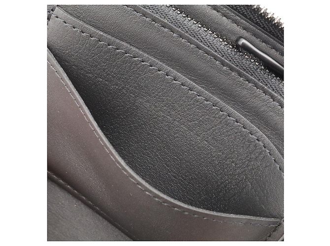 Louis Vuitton Monogram Trion Zippy Vertical Geldbörse Schwarz - Ansicht 8