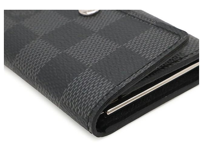 Porte-clés 6 clés Louis Vuitton Noir - vue 3