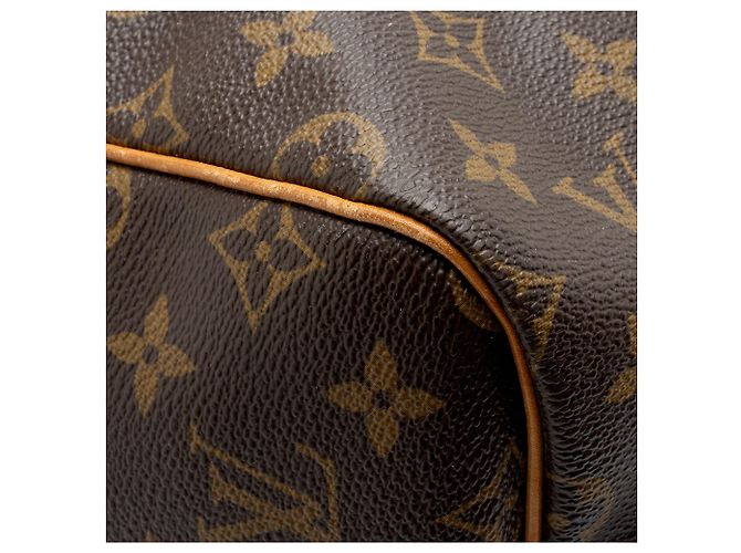 Louis Vuitton Vintage Monogram Canvas Keepall Bandouliere 55 Duffle Braun - Ansicht 10