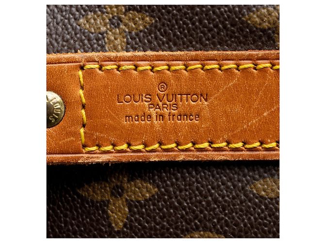Louis Vuitton Vintage Monogram Canvas Keepall Bandouliere 55 Duffle Braun - Ansicht 8