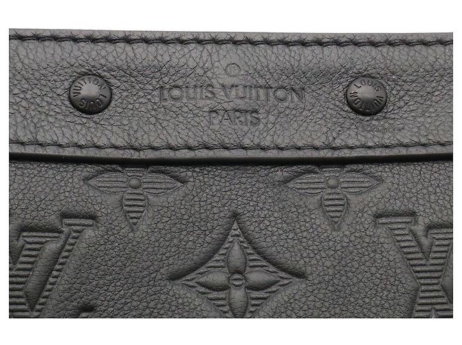 Louis Vuitton Monogram Shadow Pochette To Go Clutch Schwarz - Ansicht 6