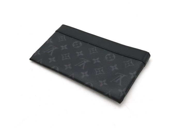 Louis Vuitton Monogram Eclipse Pochette Discovery PM Black - view 2