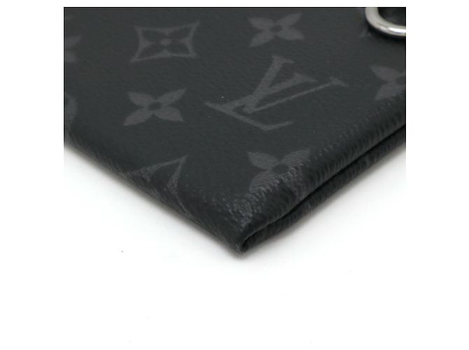Louis Vuitton Monogram Eclipse Pochette Discovery PM Black - view 3