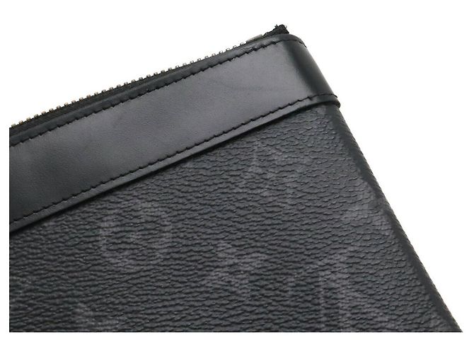 Louis Vuitton Monogram Eclipse Pochette Discovery PM Black - view 4
