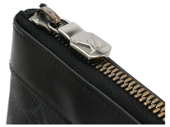 Louis Vuitton Monogram Eclipse Pochette Discovery PM Black - view 5