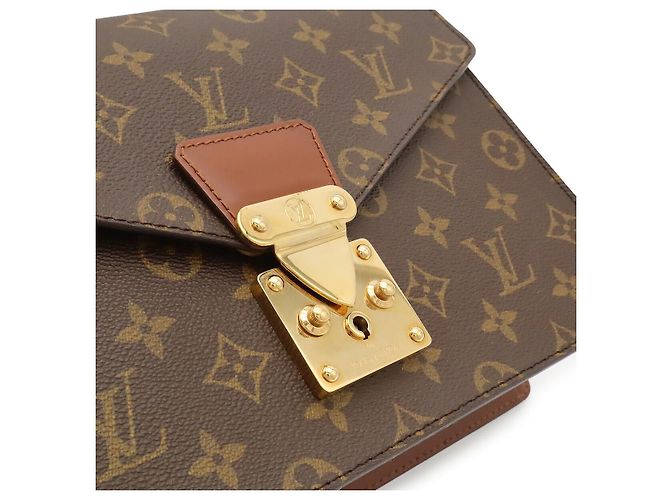 Louis Vuitton Monogram Concorde Handtasche Braun - Ansicht 9