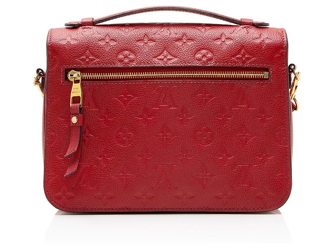 Bolsa de Ombro Louis Vuitton Monogram Empreinte Pochette Metis Vermelho - vista 3