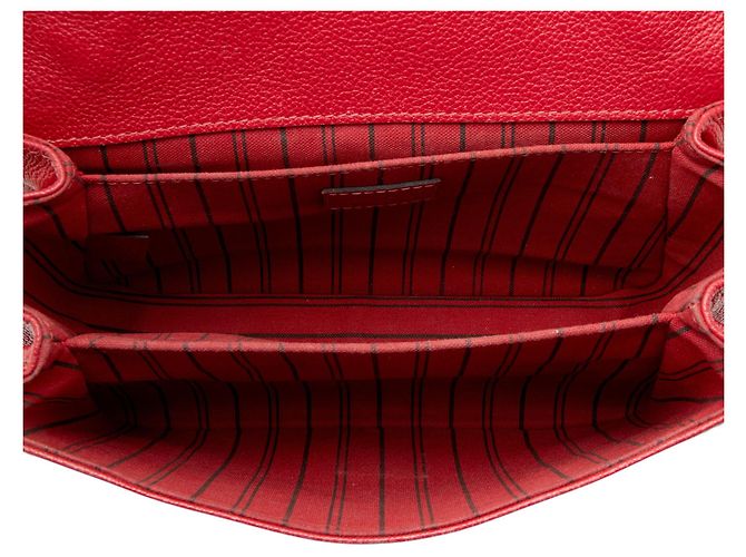 Bolsa de Ombro Louis Vuitton Monogram Empreinte Pochette Metis Vermelho - vista 7