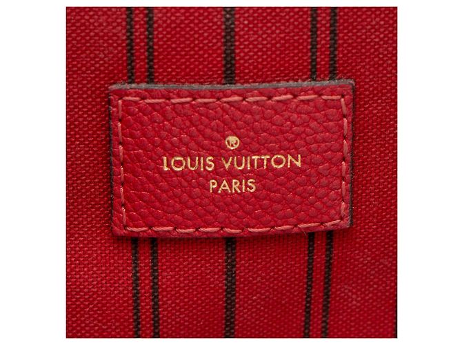Bolsa de Ombro Louis Vuitton Monogram Empreinte Pochette Metis Vermelho - vista 8
