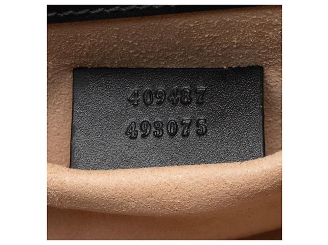 Padlock Bolso de hombro pequeño Gucci Guccissima de piel con candado Negro - vista 6