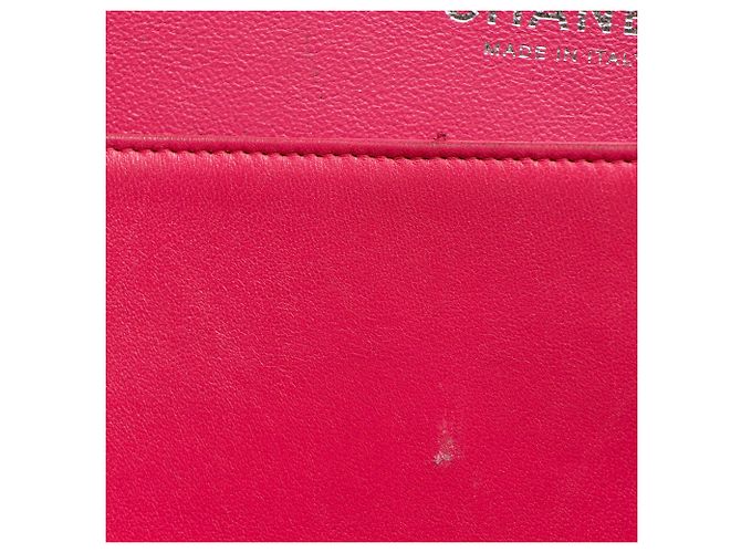 Gabrielle Chanel Classic Jumbo Double Flap Tasche aus Lammleder Pink - Ansicht 10