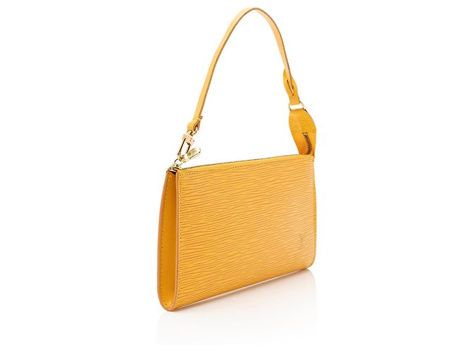 Louis Vuitton Vintage Epi Leather Pochette Accessoires Amarillo - vista 2