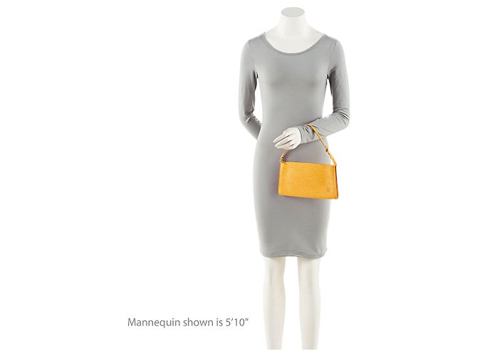 Louis Vuitton Vintage Epi Leather Pochette Accessoires Amarillo - vista 5