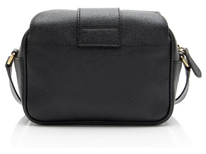 Burberry Bolsa Crossbody Small em couro de bezerro granulado macio com fivela - vista 3