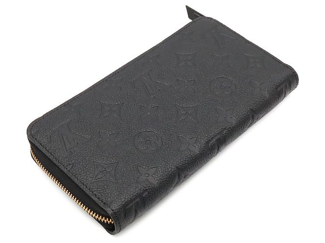 Louis Vuitton Monogram Empreinte Zippy Wallet Black - view 2