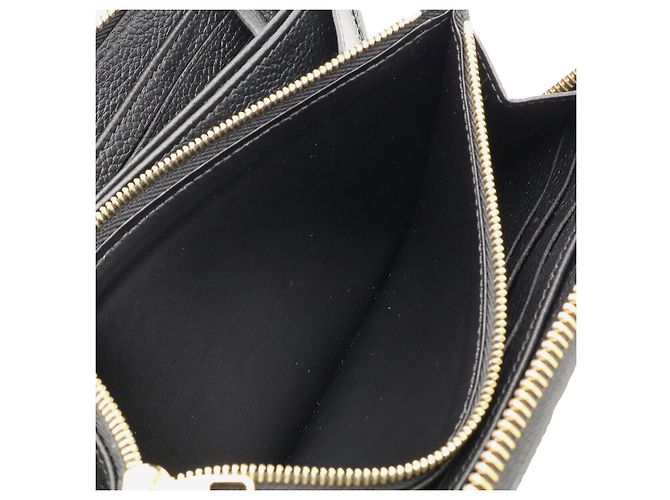 Louis Vuitton Monogram Empreinte Zippy Wallet Black - view 6