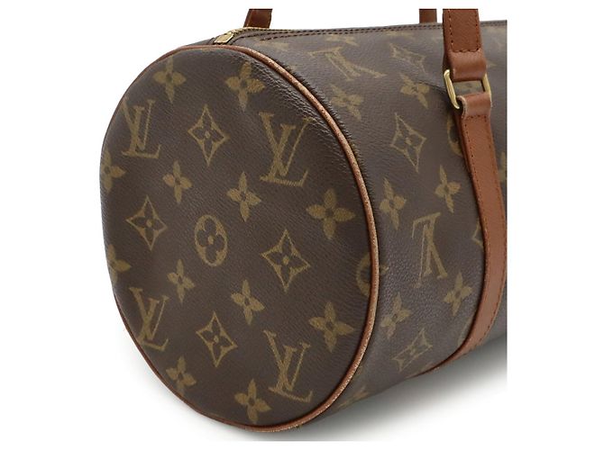 Bolsa de mão Louis Vuitton Papillon 30 Monogram Marrom - vista 7