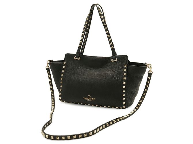 Valentino Garavani Bolso Valentino Rockstud 2WAY Negro - vista 2