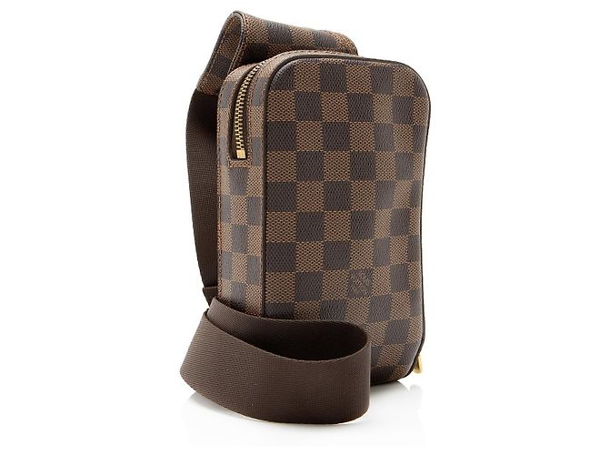 Louis Vuitton Damier Ebene Geronimos Sling Bag Brown - view 2