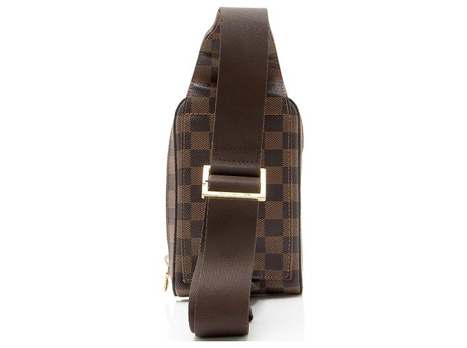Louis Vuitton Damier Ebene Geronimos Sling Bag Brown - view 3