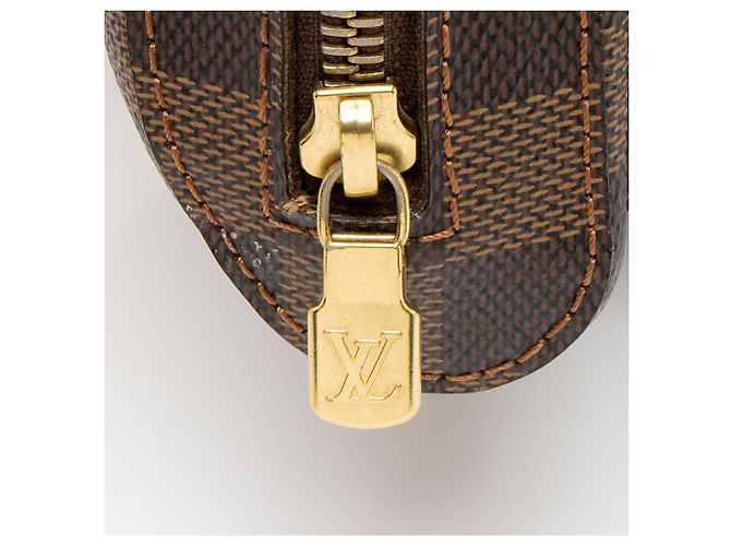 Louis Vuitton Damier Ebene Geronimos Sling Bag Brown - view 9
