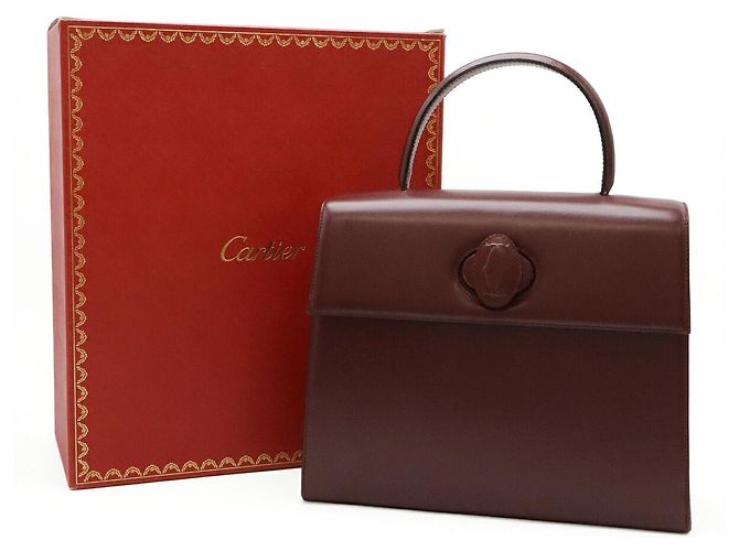 Borsa a patta Cartier Must Line Marrone - vista 9