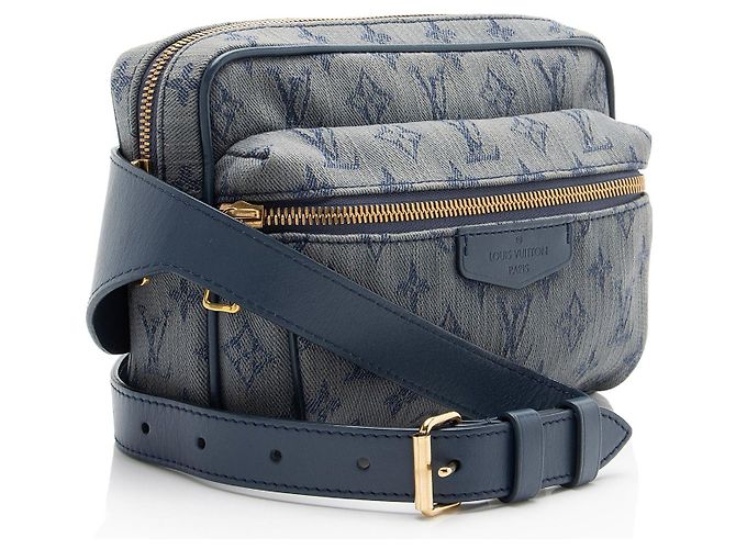 Bumbag Riñonera Outdoor Monogram Denim Louis Vuitton Azul - vista 2