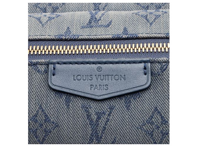 Bumbag Riñonera Outdoor Monogram Denim Louis Vuitton Azul - vista 9