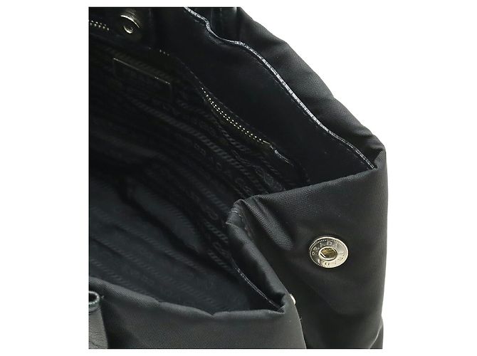 Sac cabas Prada Ribbon Noir - vue 6