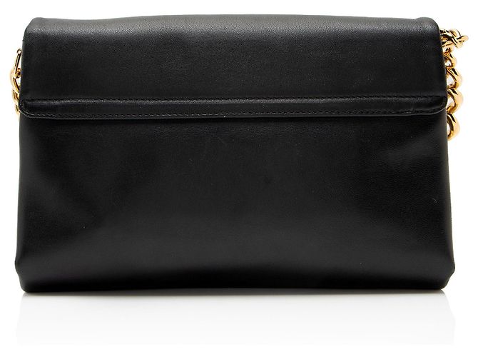 Borsa a tracolla Versace Palazzo Medusa in vitello Nero - vista 3