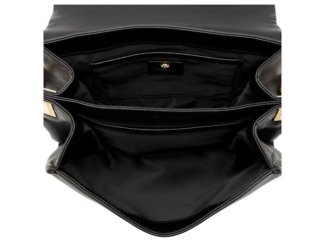 Borsa a tracolla Versace Palazzo Medusa in vitello Nero - vista 6