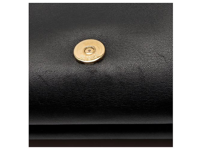 Borsa a tracolla Versace Palazzo Medusa in vitello Nero - vista 9