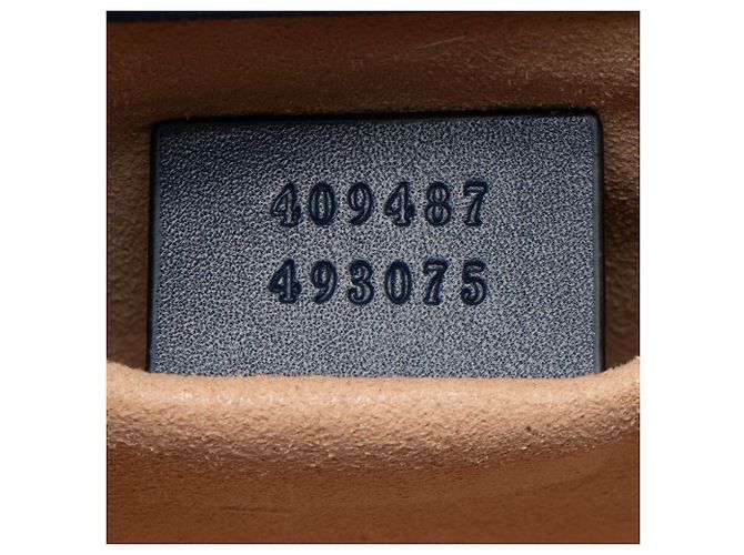 Padlock Borsa a spalla piccola Gucci Guccissima in pelle con lucchetto Blu - vista 6