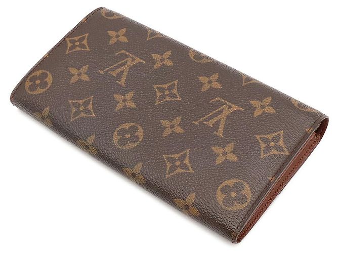 Cartera Larga Louis Vuitton Monogram Castaño - vista 2