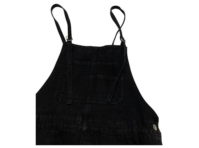 Autre Marque Salopette in denim SLOBE IENA Nero - vista 3