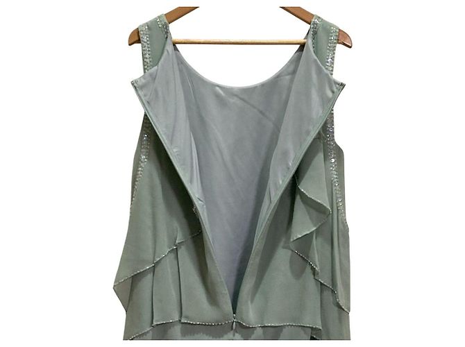 Autre Marque Seidenkleid mit Perlenstickerei GRACE CONTINENTAL - Ansicht 4