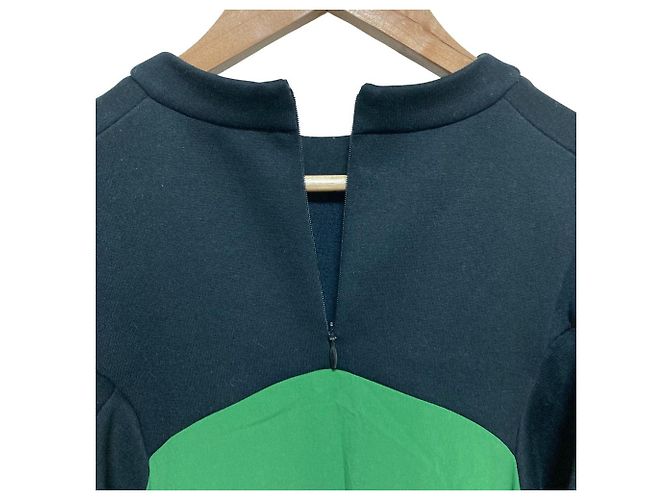 Autre Marque abito nagonstans circle-sleeves Nero Verde - vista 5